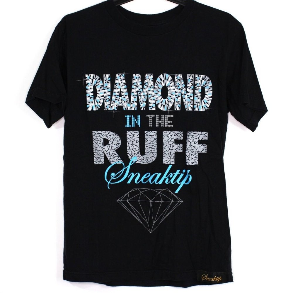 Sneaktip Mens Small Diamond On The Ruff T-Shirt F925